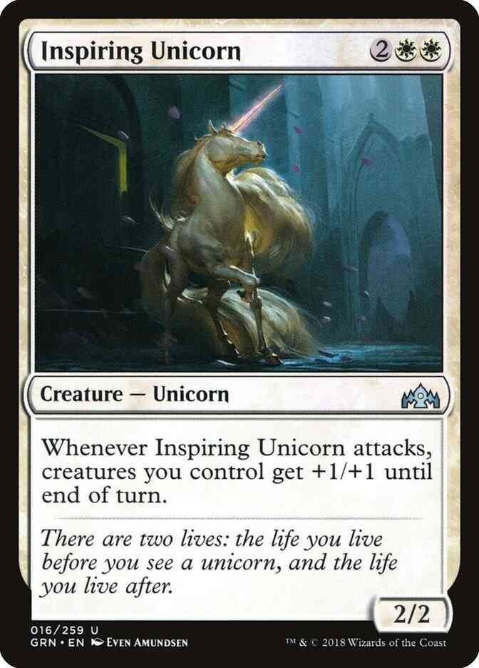 Inspiring Unicorn [16] [Guilds of Ravnica] [Non-Foil]