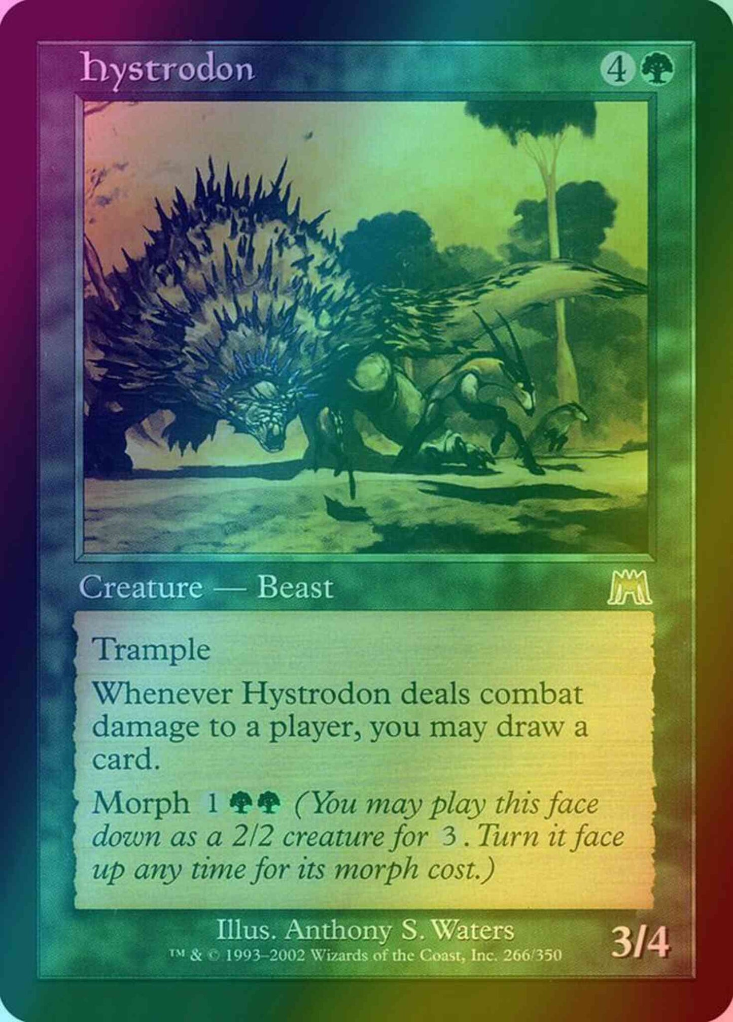Hystrodon [266] [Onslaught] [Foil]