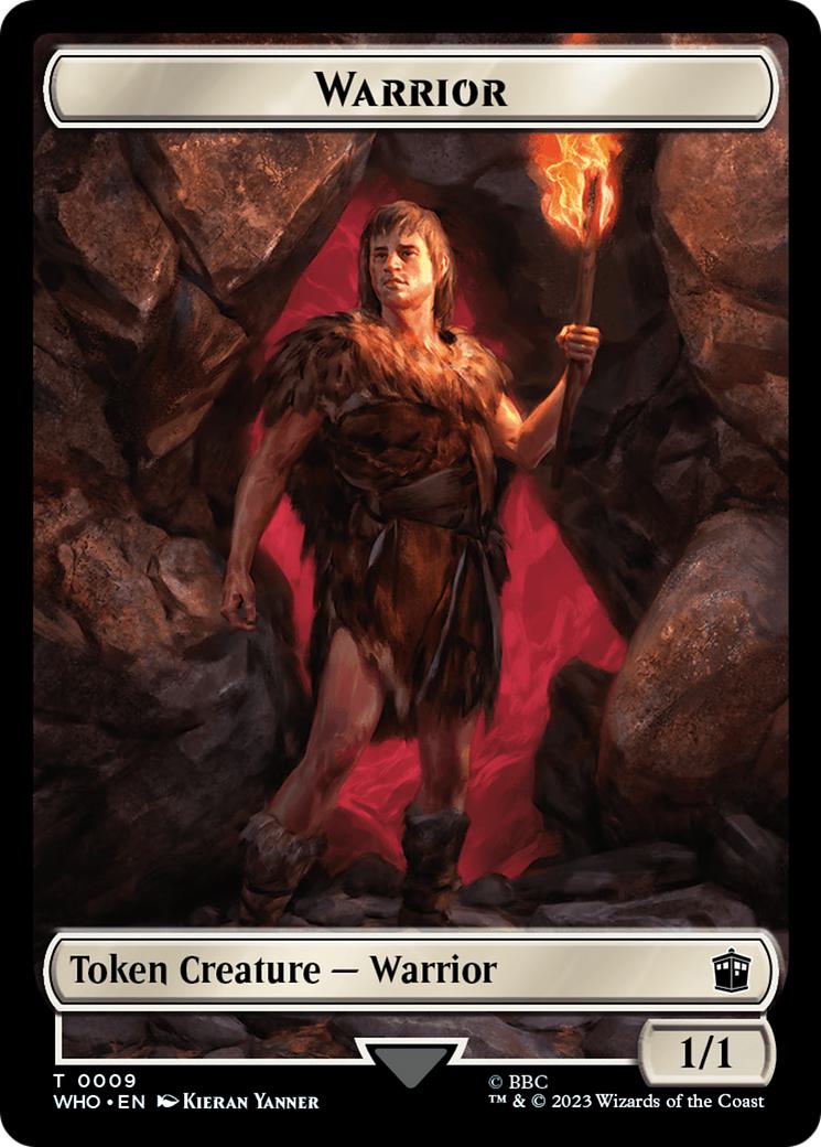 Food Token (25) // Warrior Token (09) [Universes Beyond: Doctor Who: Tokens] [Non-Foil]