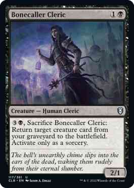 Bonecaller Cleric [117] [Commander Legends: Battle for Baldur's Gate] [Non-Foil]