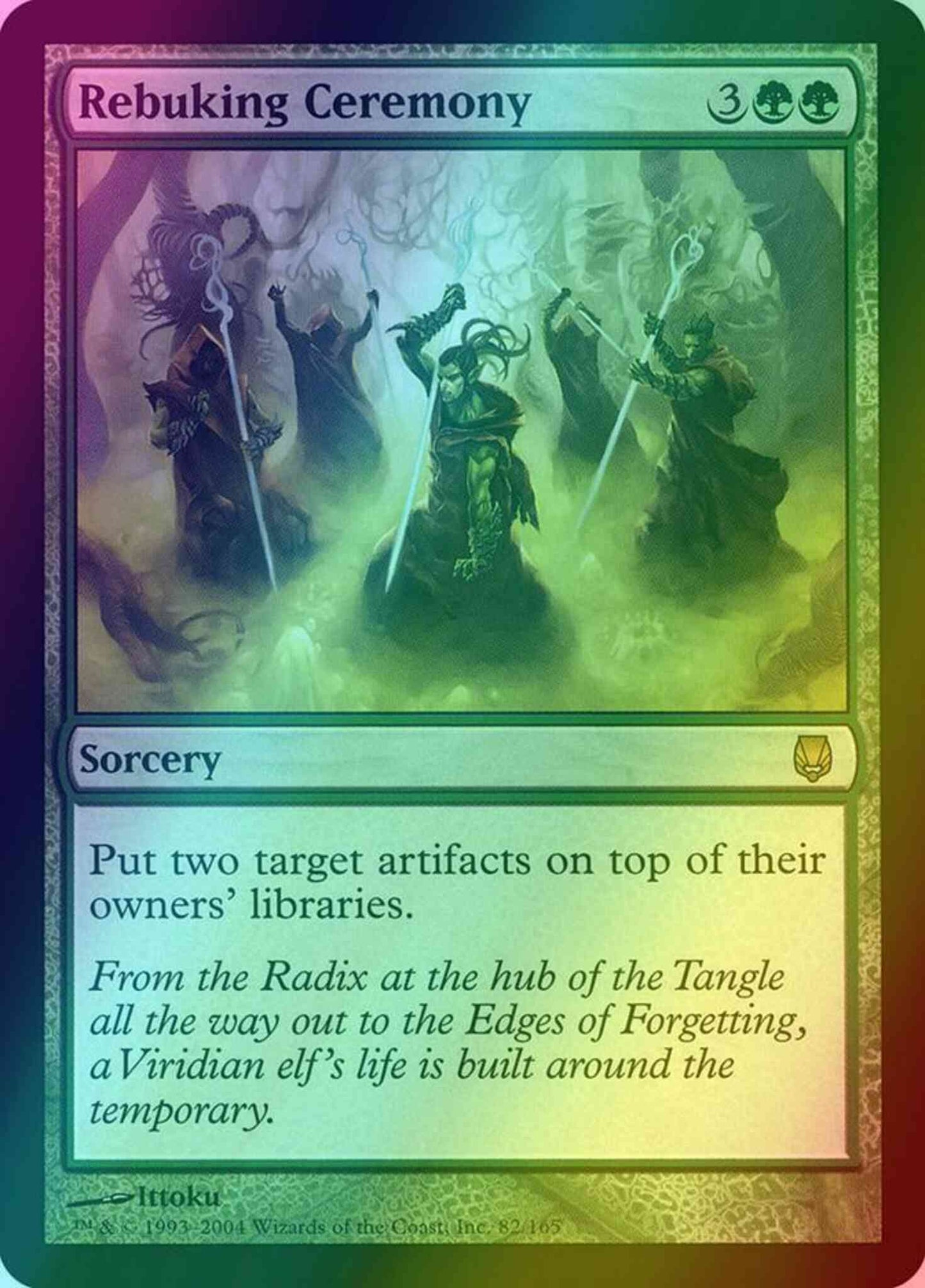 Rebuking Ceremony [82] [Darksteel] [Foil]