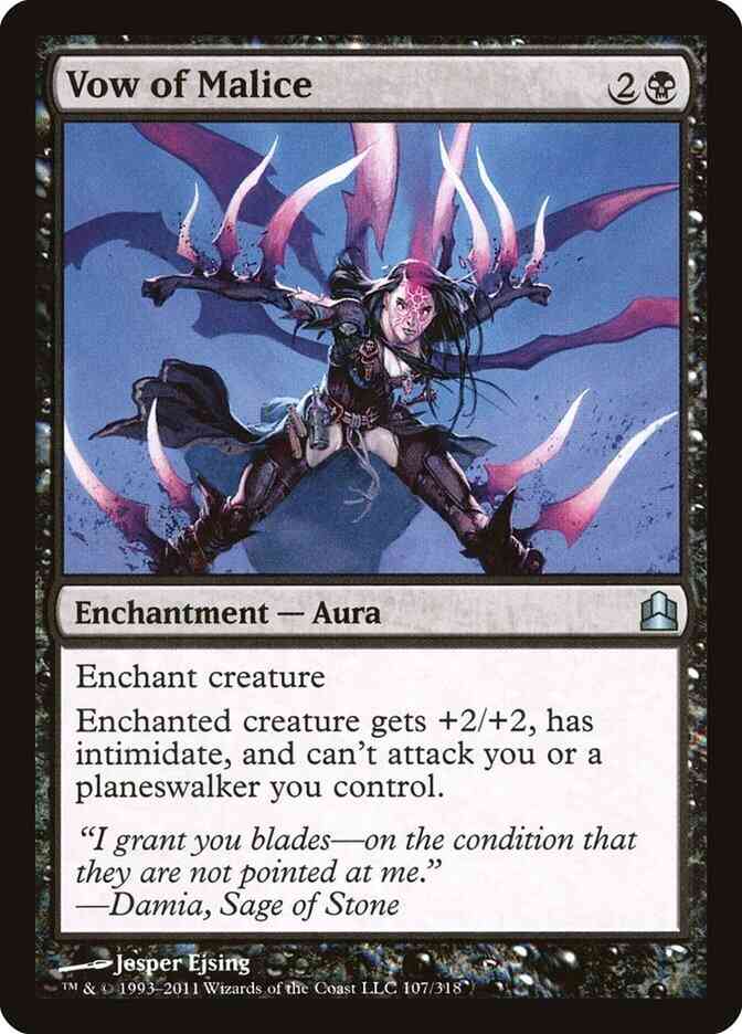Vow of Malice [107] [Commander 2011] [Non-Foil]