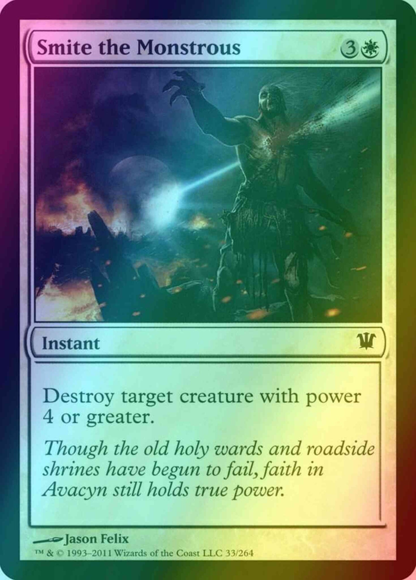 Smite the Monstrous [33] [Innistrad] [Foil]