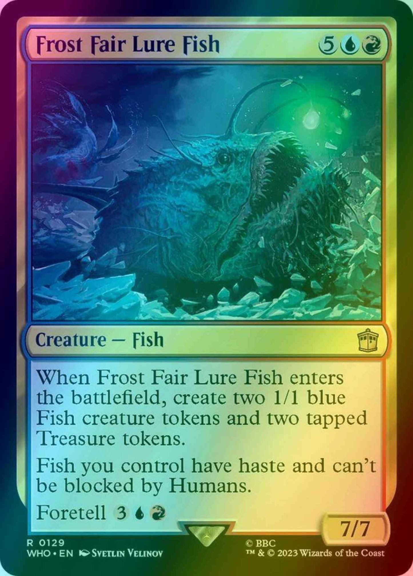 Frost Fair Lure Fish [129] [Universes Beyond: Doctor Who] [Foil]