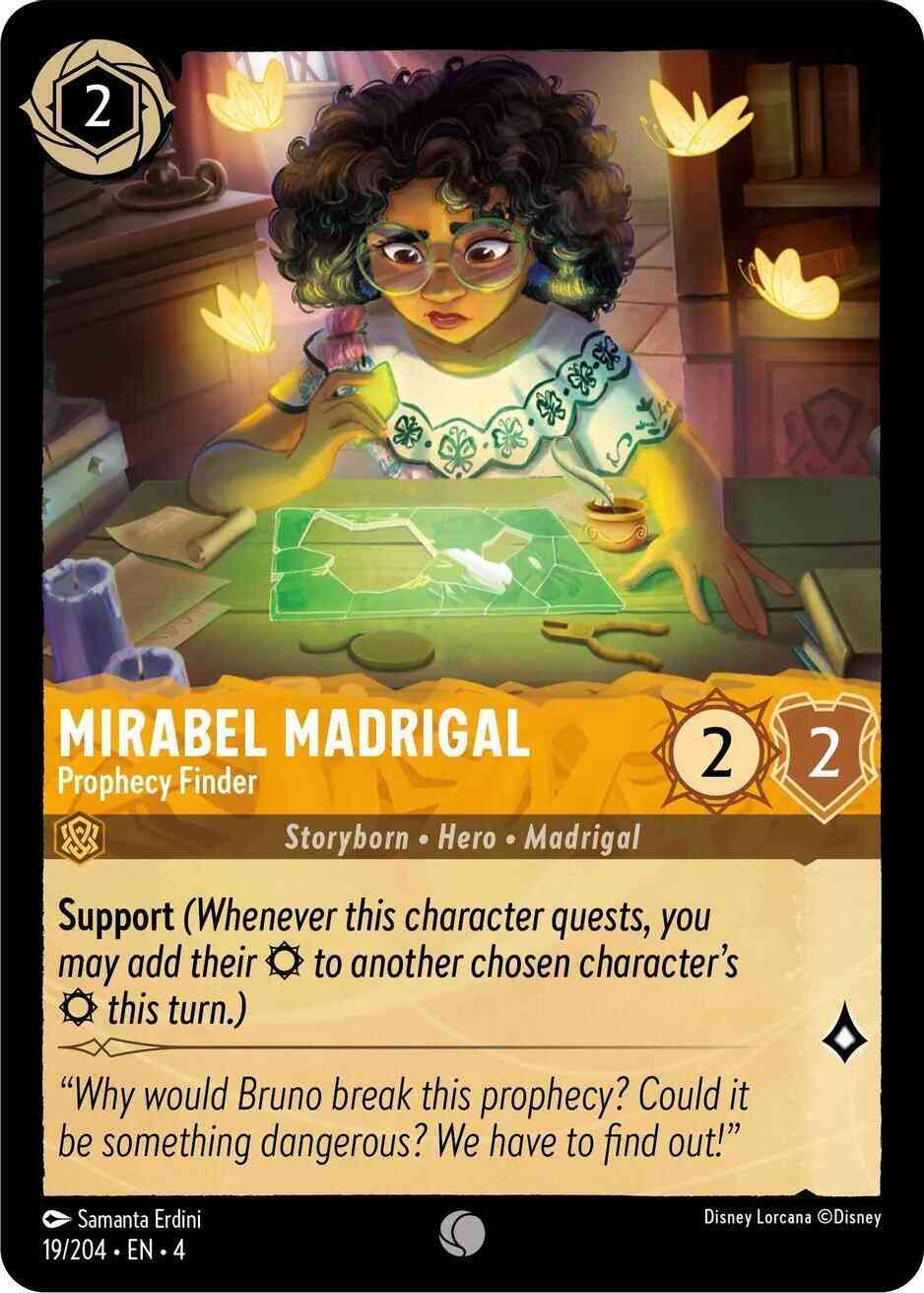 Mirabel Madrigal - Prophecy Finder - 19/204 [Ursula's Return] [Non-Foil]
