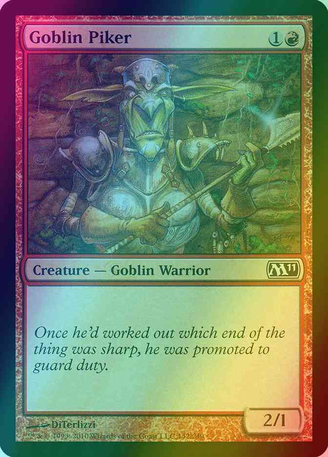 Goblin Piker [142] [Magic 2011] [Foil]