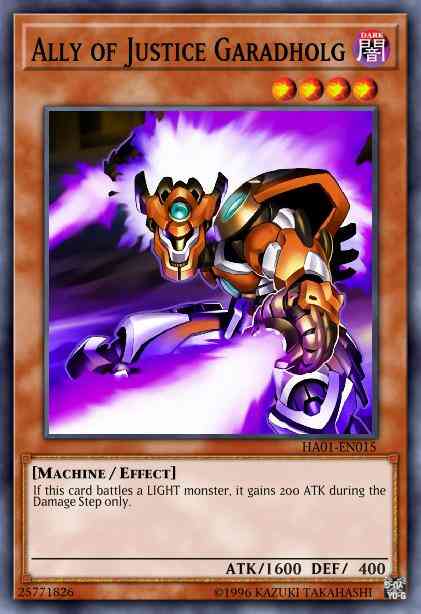 Ally of Justice Garadholg - HA01-EN015 - Super Rare - Unlimited