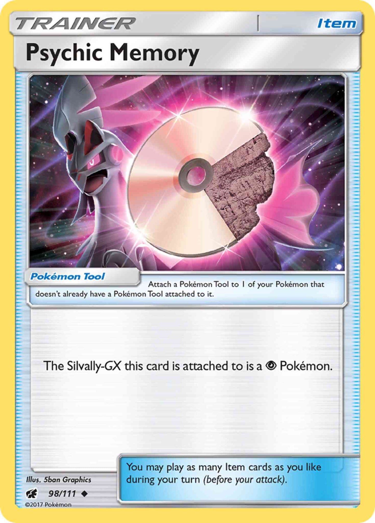 Psychic Memory - 98/111 - Uncommon [sm4-98] [Reverse Holo]