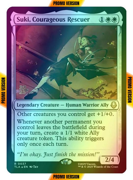 Suki, Courageous Rescuer [37s] [Prerelease] [Avatar: The Last Airbender: Promos] [Foil]
