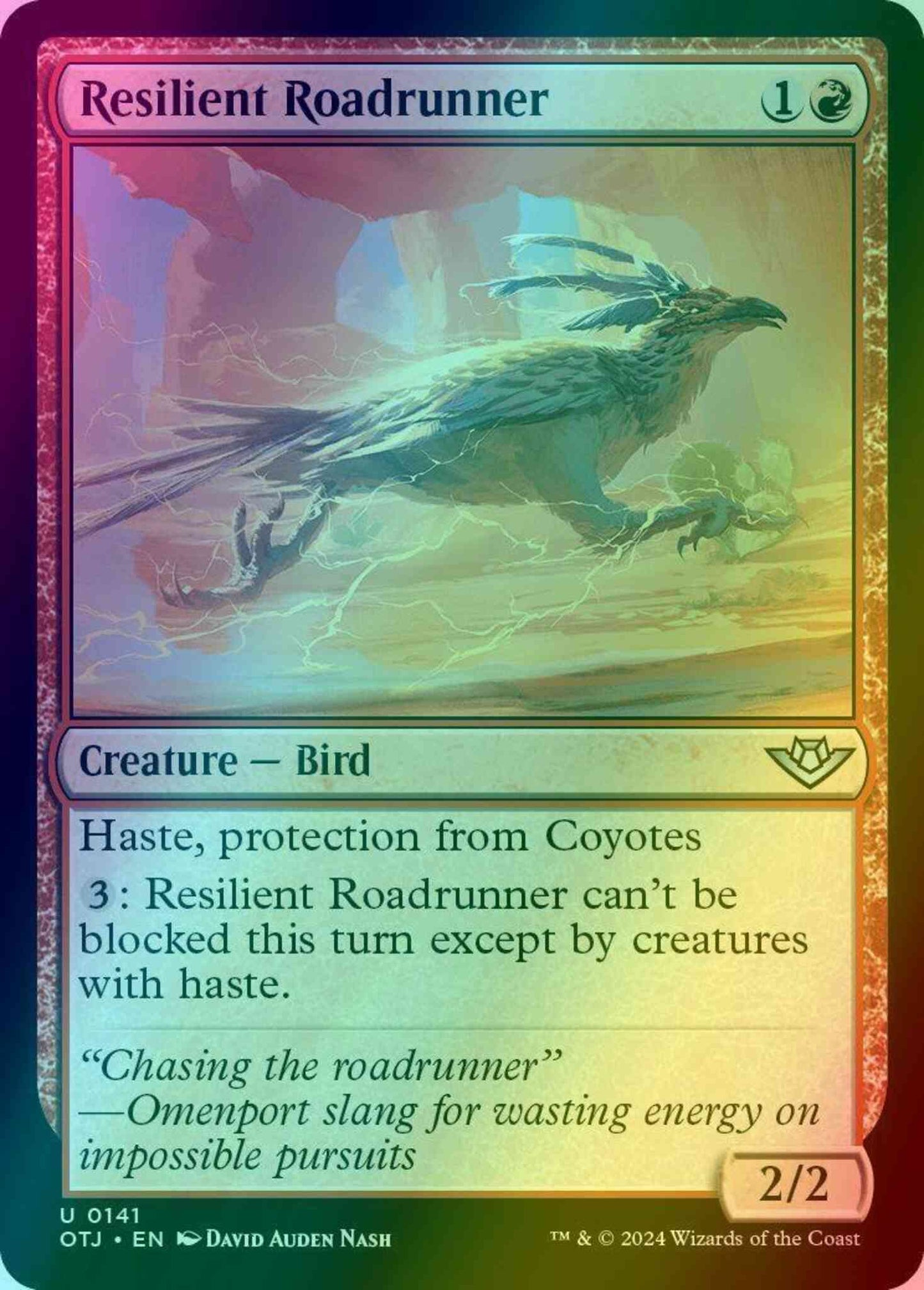 Resilient Roadrunner [141] [Outlaws of Thunder Junction] [Foil]