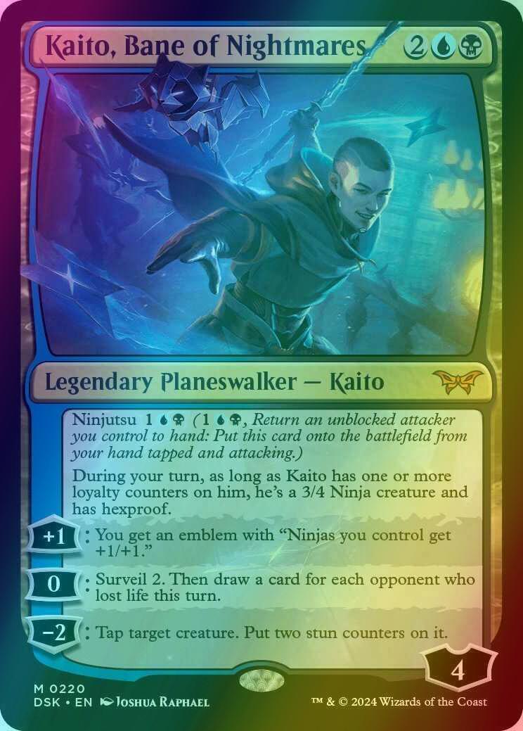 Kaito, Bane of Nightmares [220] [Duskmourn: House of Horror] [Foil]