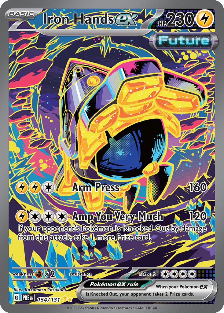 Iron Hands ex - 154/131 - Special Illustration Rare [sv085-154] [Ultra]