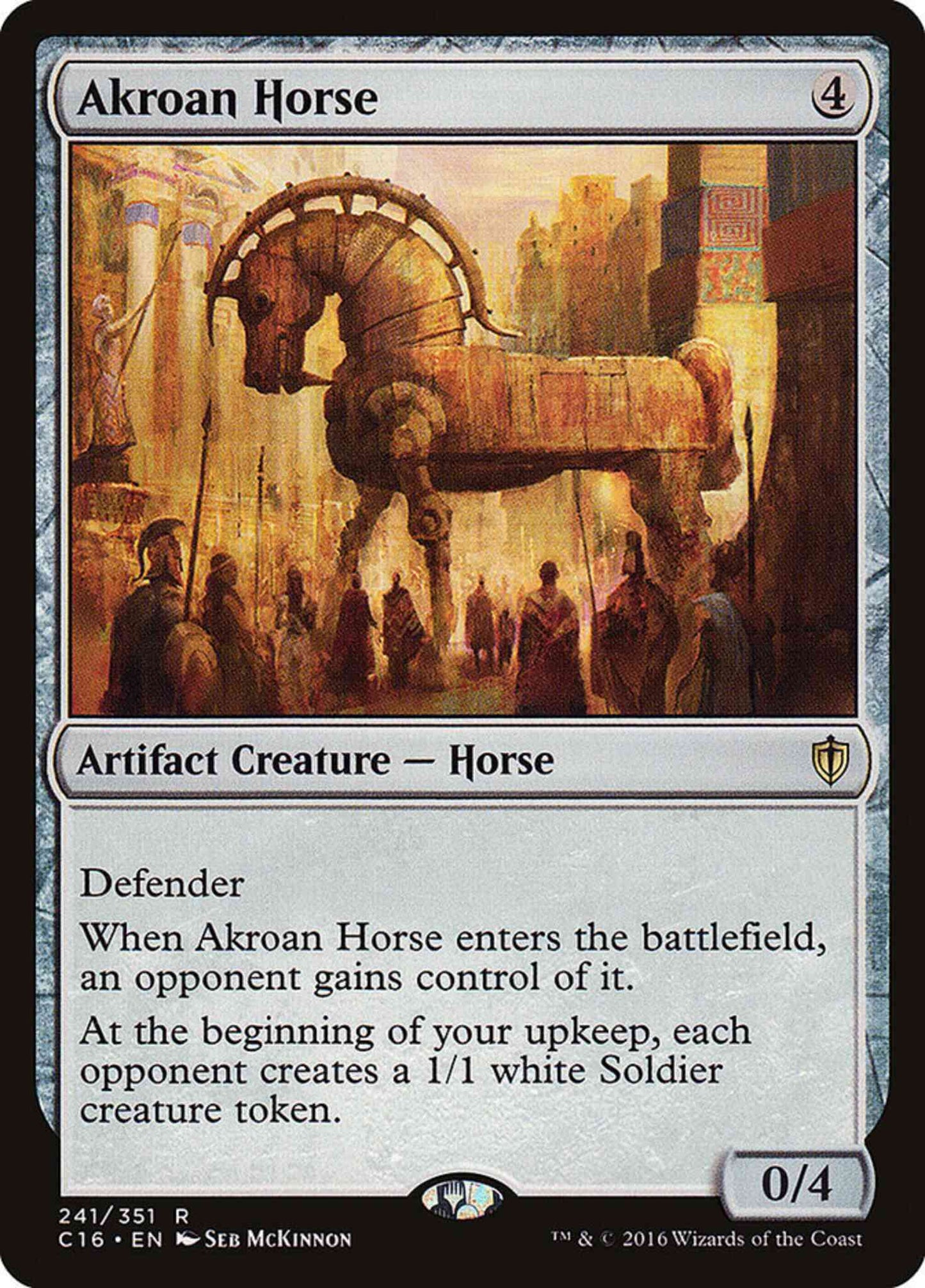 Akroan Horse [241] [Commander 2016] [Non-Foil]
