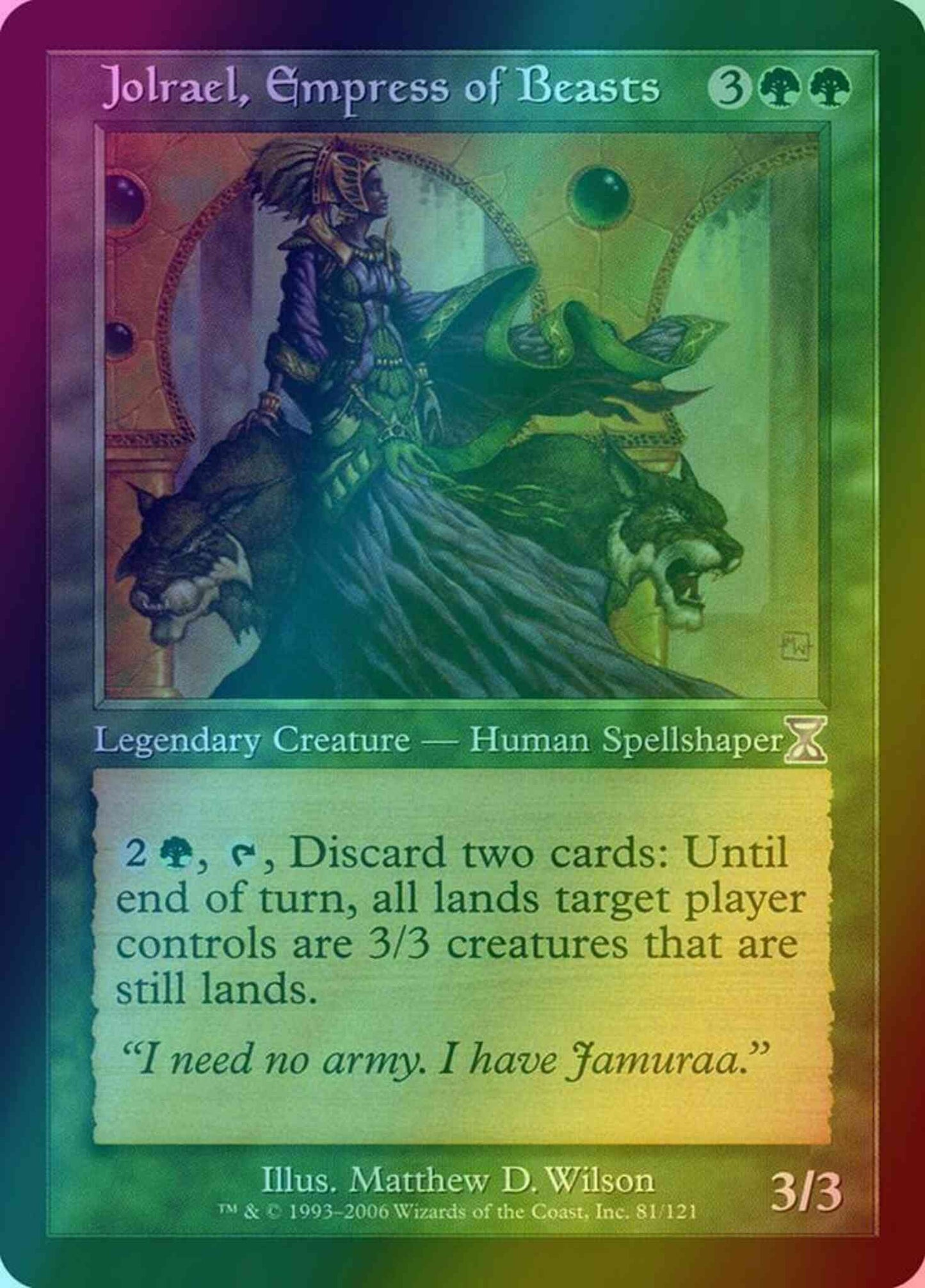 Jolrael, Empress of Beasts [81] [Time Spiral Timeshifted] [Foil]