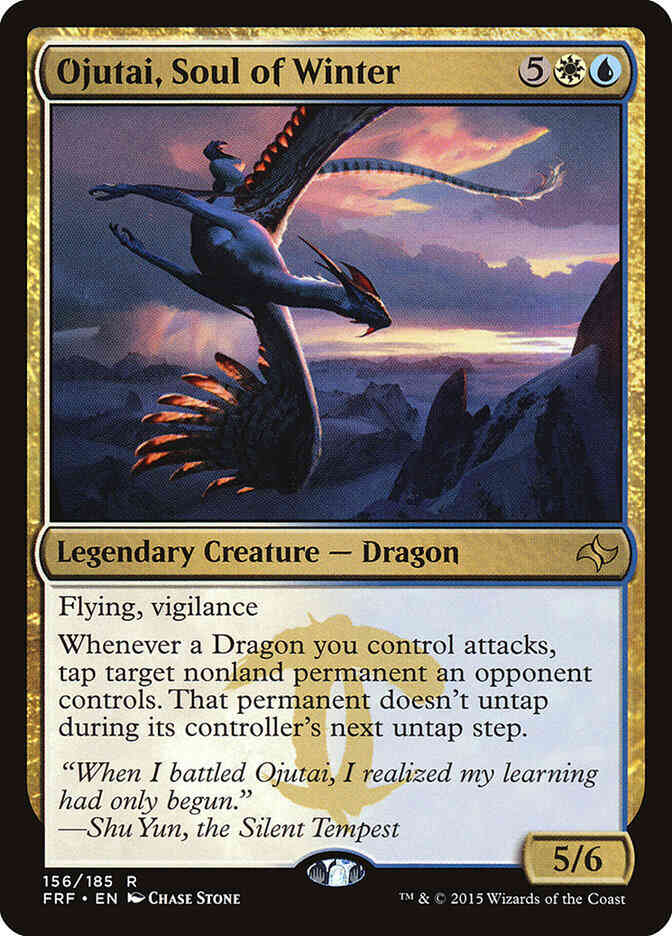 Ojutai, Soul of Winter [156] [Fate Reforged] [Non-Foil]
