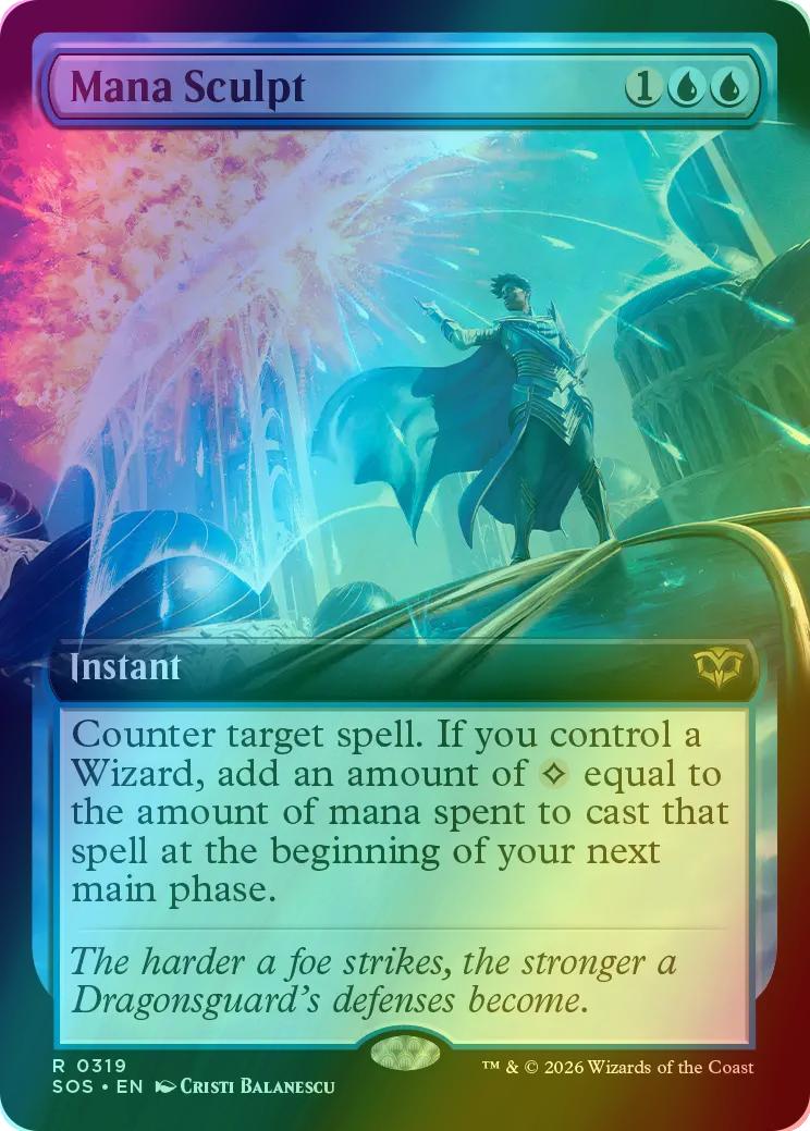 Mana Sculpt [319] [Extended Art] [Secrets of Strixhaven] [Foil]
