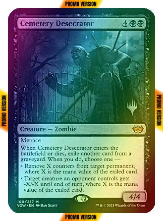 Cemetery Desecrator [100p] [Promo Pack] [Innistrad: Crimson Vow: Promos] [Foil]