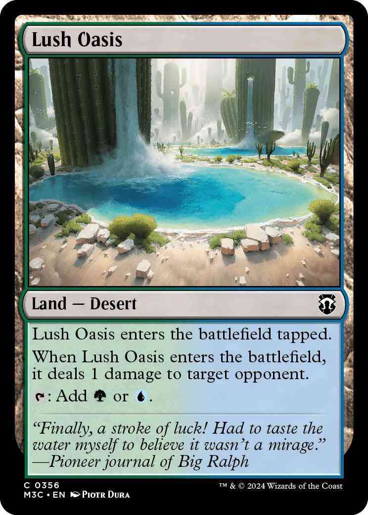 Lush Oasis [356] [Modern Horizons 3: Commander] [Non-Foil]