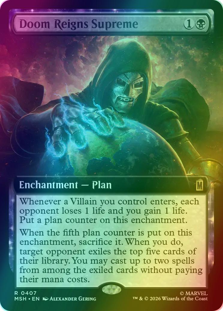 Doom Reigns Supreme [407] [Extended Art] [Marvel Super Heroes] [Foil]