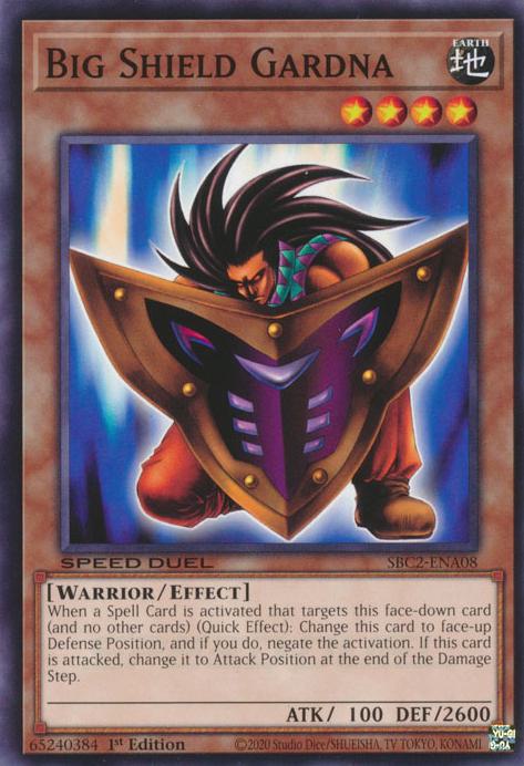 Big Shield Gardna - SBC2-ENA08 - Common - 1st Edition