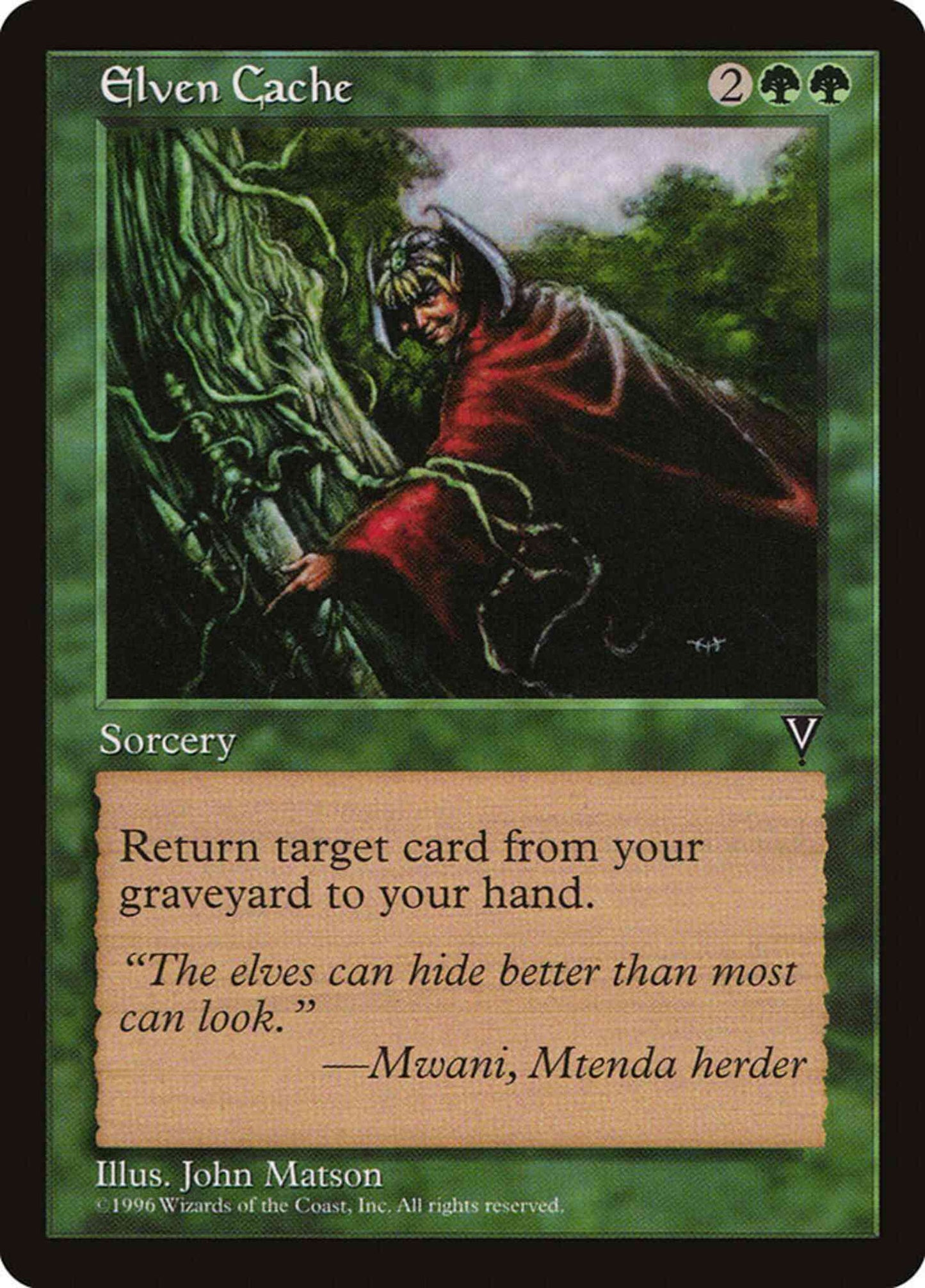 Elven Cache [105] [Visions] [Non-Foil]