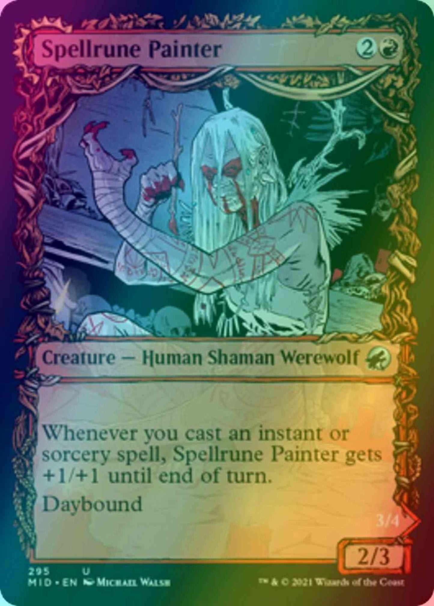 Spellrune Painter // Spellrune Howler [295] [Equinox Showcase] [Innistrad: Midnight Hunt] [Foil]