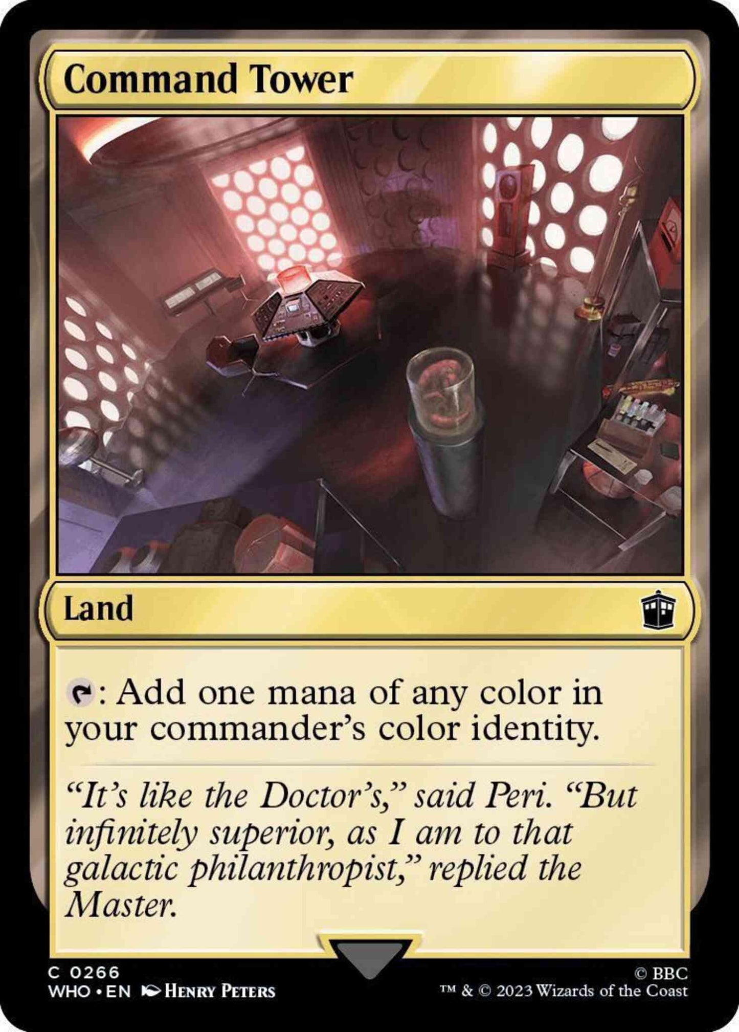 Command Tower [266] [Universes Beyond: Doctor Who] [Non-Foil]