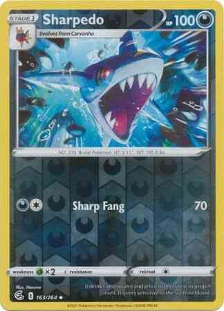 Sharpedo - 163/264 - Uncommon [SWSH8-163] [Reverse Holo]