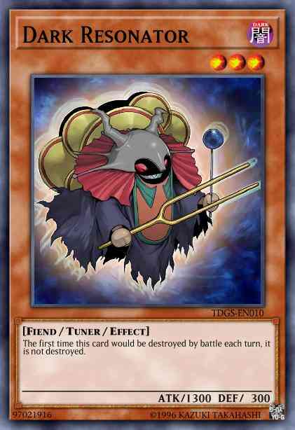 Dark Resonator - TDGS-EN010 - Rare - 1st Edition