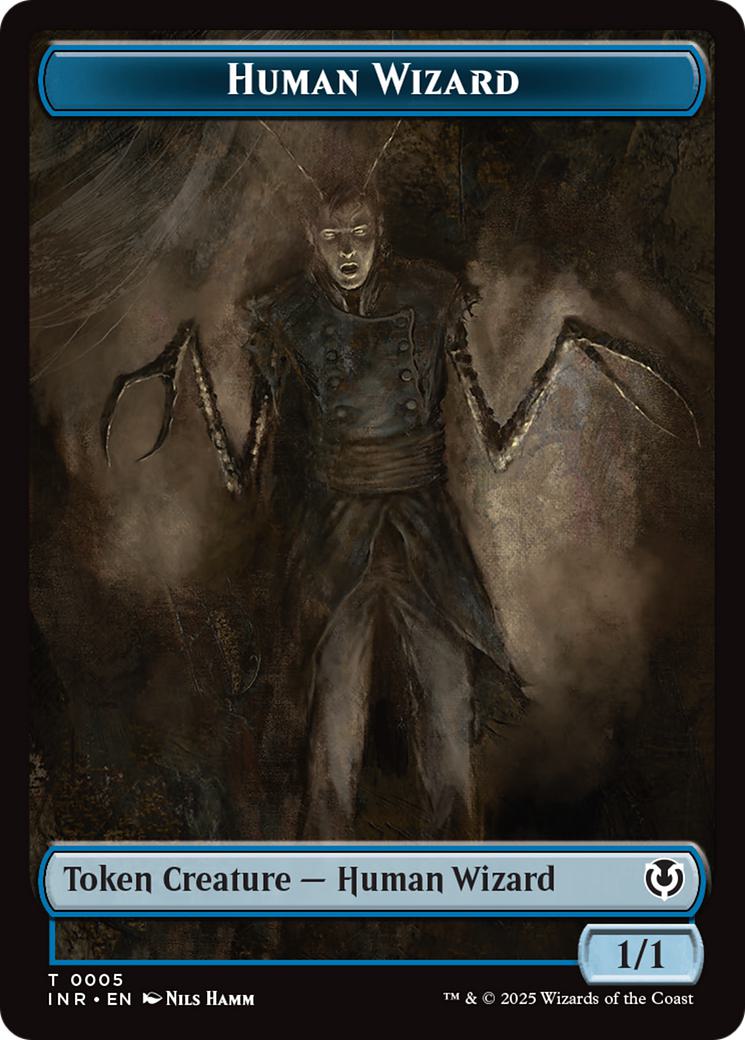 Human Wizard Token (05) // Jace, Unraveler of Secrets Emblem (25) [Innistrad Remastered: Tokens] [Non-Foil]