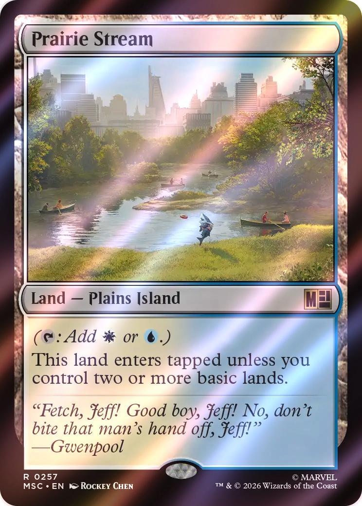 Prairie Stream [257] [Marvel Super Heroes: Commander] [Surge Foil]