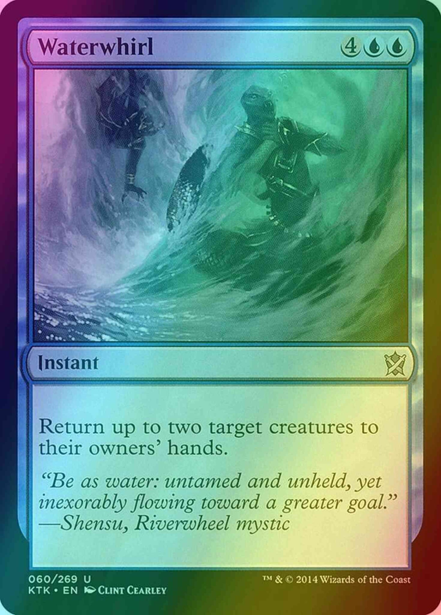 Waterwhirl [60] [Khans Of Tarkir] [Foil]