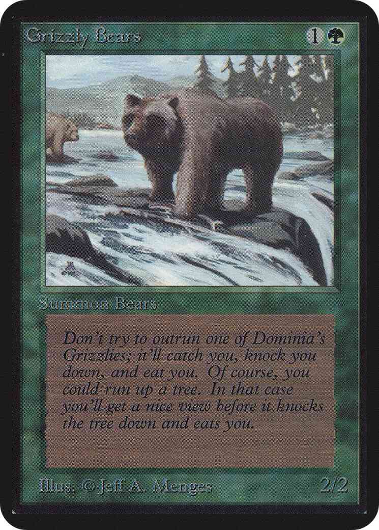 Grizzly Bears [199] [Limited Edition Alpha] [Non-Foil]