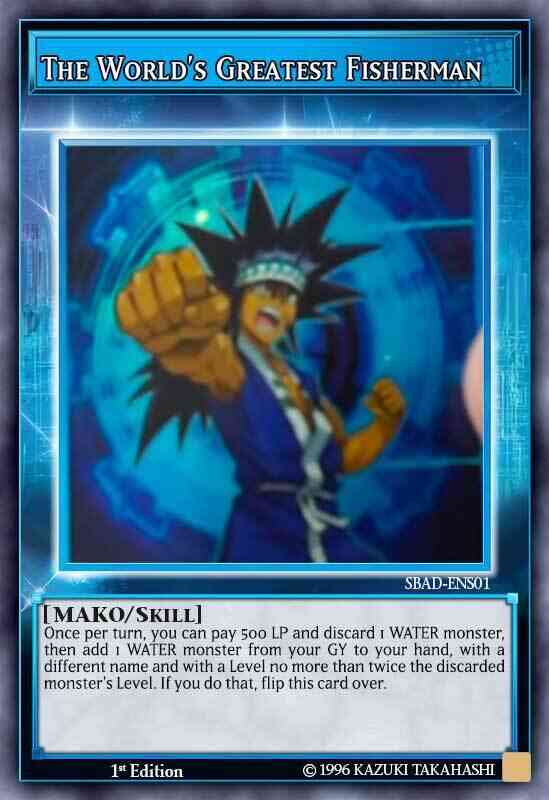 The World's Greatest Fisherman - SBAD-ENS01 - Ultra Rare - 1st Edition