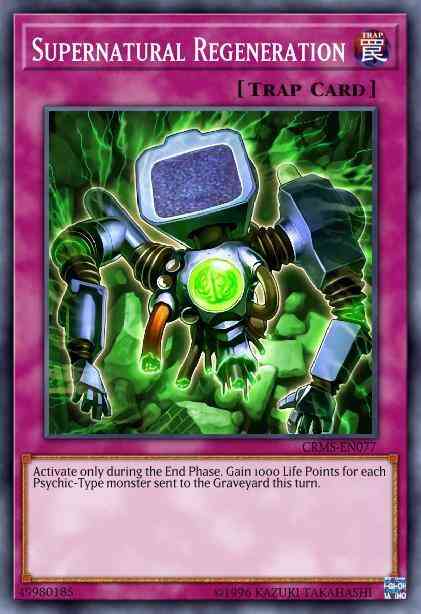 Metaphysical Regeneration (Supernatural Regeneration) - CRMS-EN077 - Common - 1st Edition