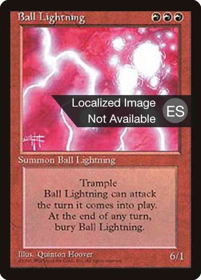 Ball Lightning - Chinese [176] [Fourth Edition Black Border: Chinese] [Non-Foil]