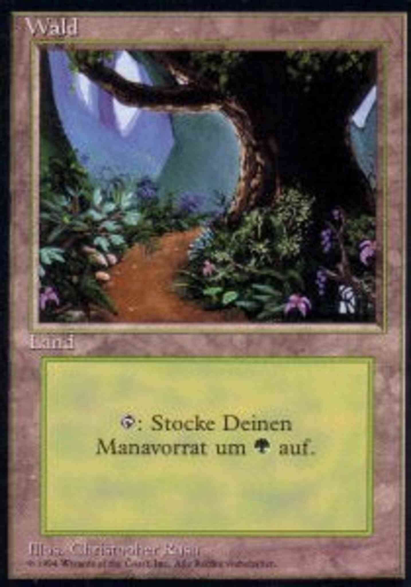 Forest - German [Path] [305] [Foreign Black Border: German] [Non-Foil]