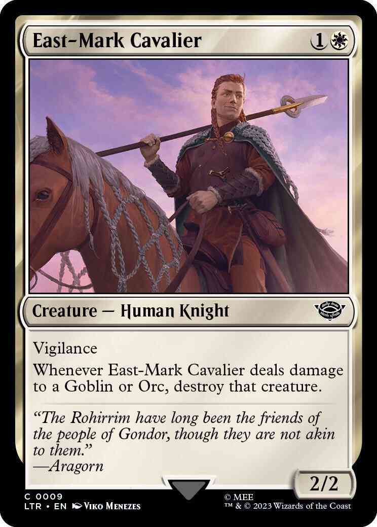 East-Mark Cavalier [9] [The Lord of the Rings: Tales of Middle-earth] [Non-Foil]