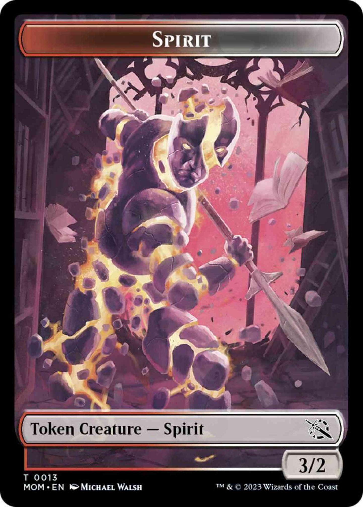 Spirit Token [13] [March of the Machine: Tokens] [Non-Foil]