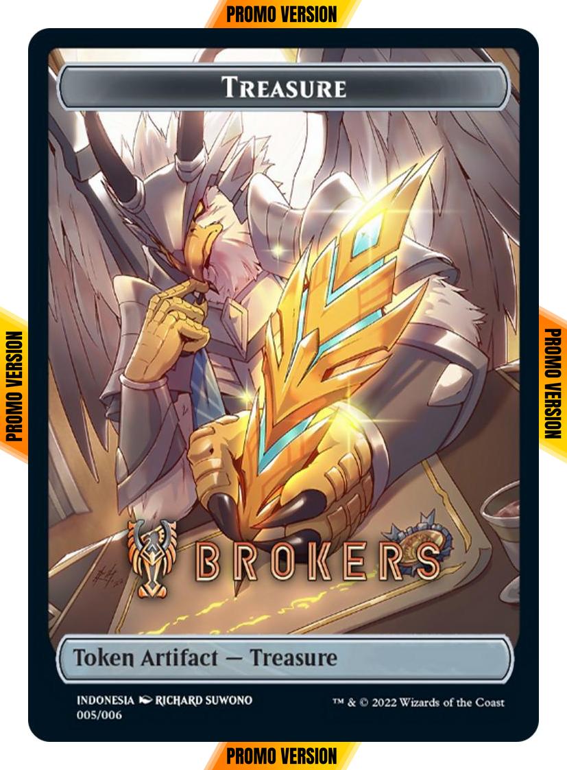 Treasure Token [05] [Indonesia] [Streets of New Capenna Southeast Asia Tokens] [Non-Foil]