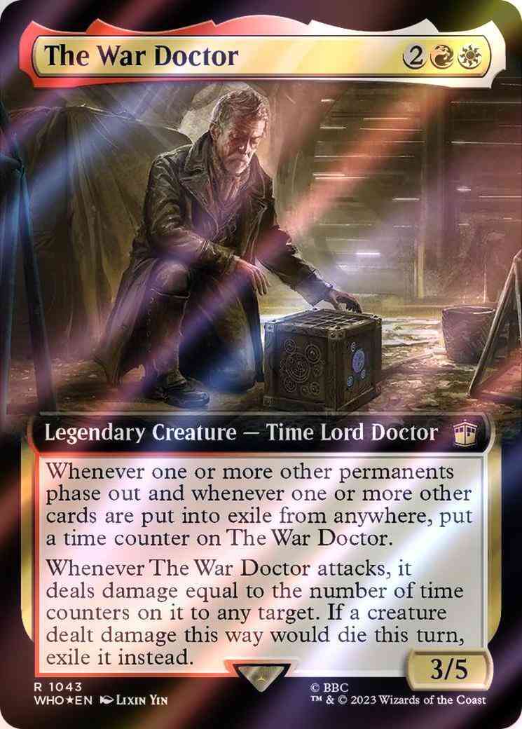 The War Doctor [1043] [Extended Art] [Universes Beyond: Doctor Who] [Surge Foil]