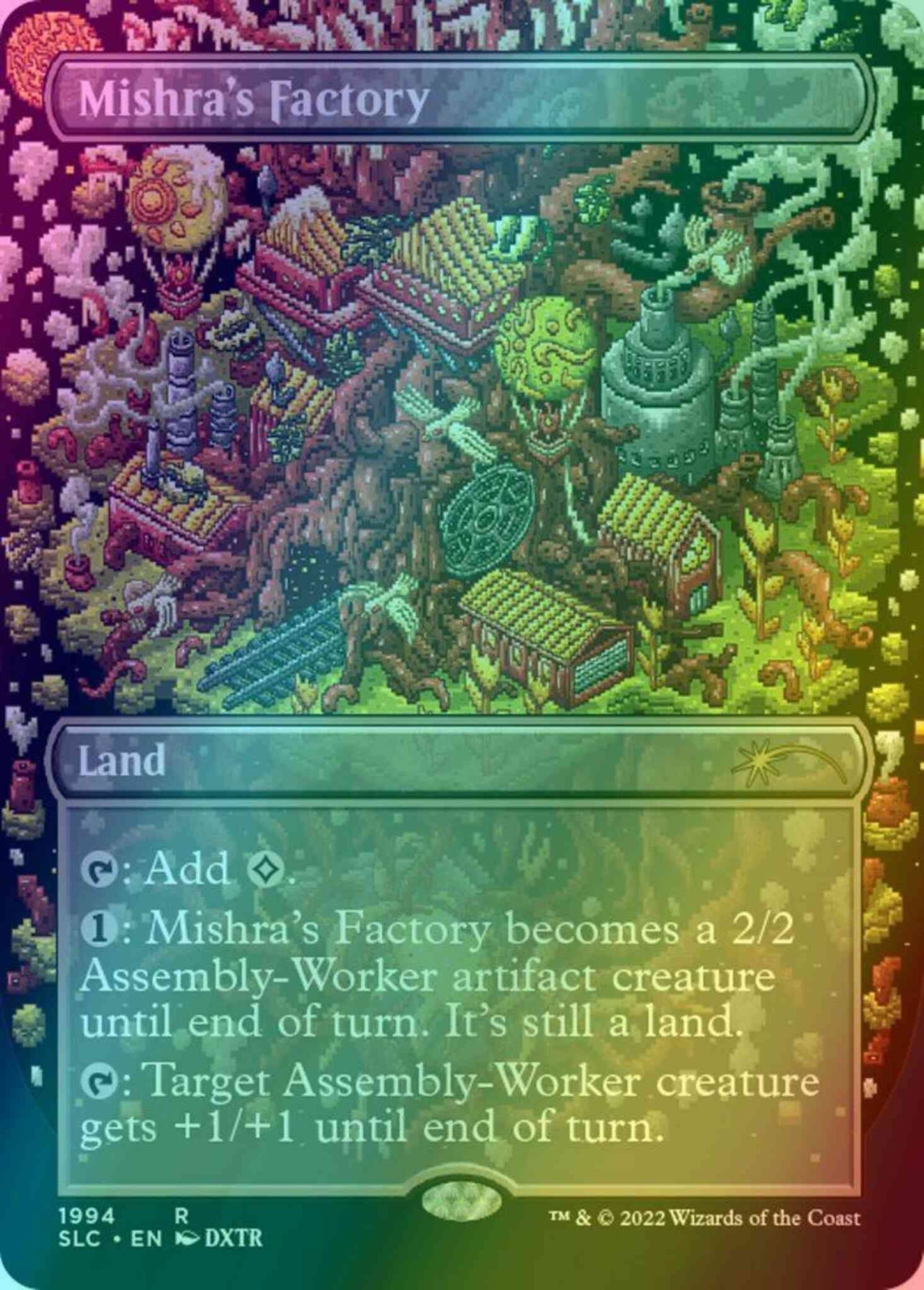 Mishra's Factory [1994] [Borderless] [30th Anniversary] [Secret Lair Countdown] [Foil]