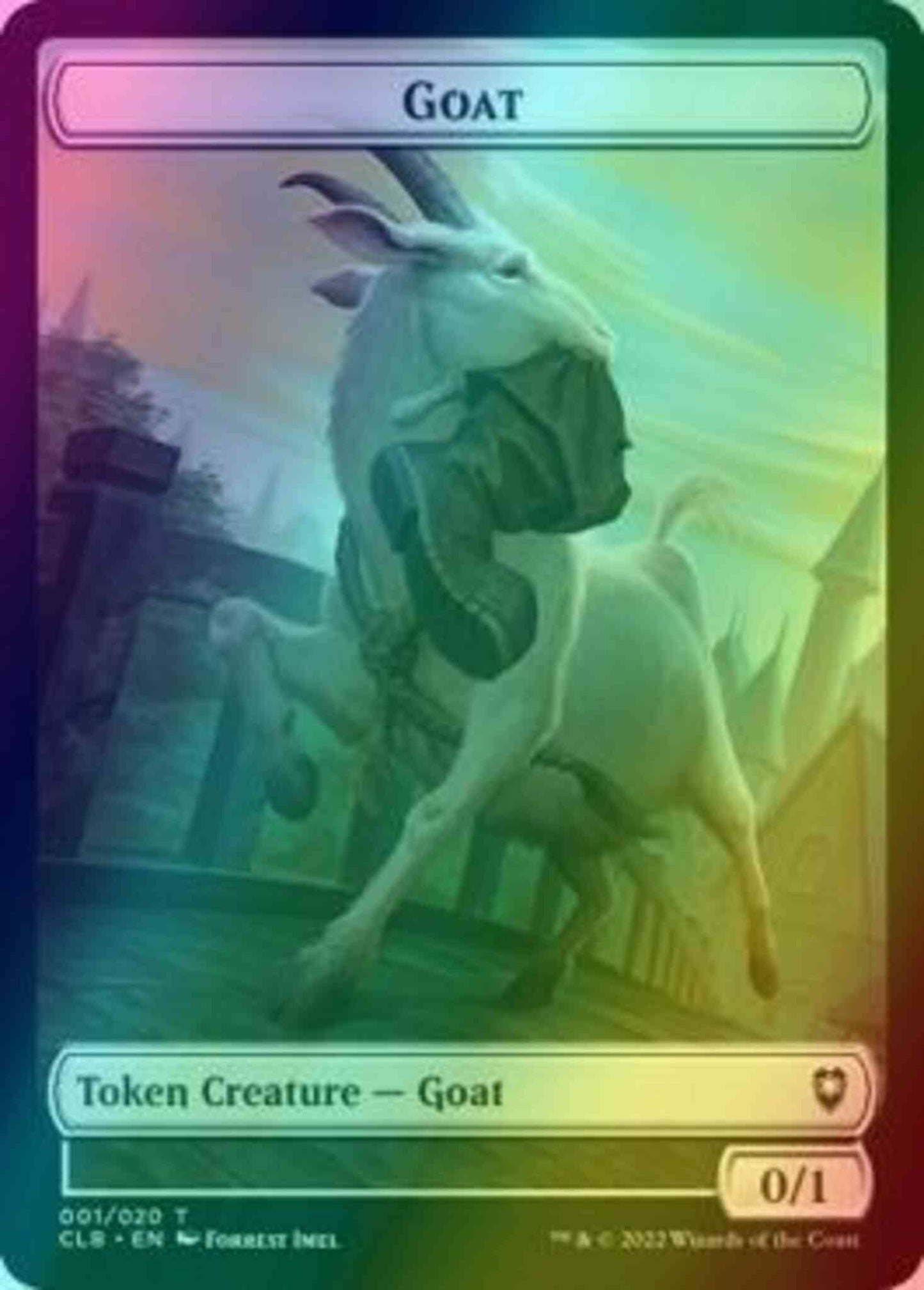 Goat Token (01) // Treasure Token (17) [Commander Legends: Battle for Baldur's Gate: Tokens] [Foil]