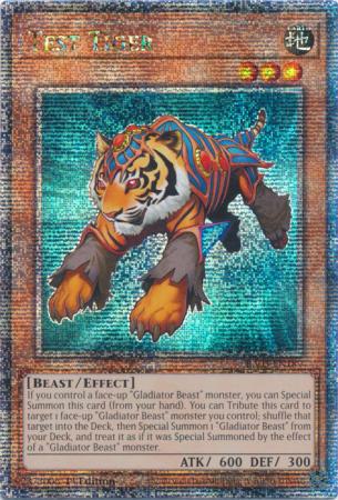 Test Tiger - RA03-EN189 - Quarter Century Secret Rare - 1st Edition