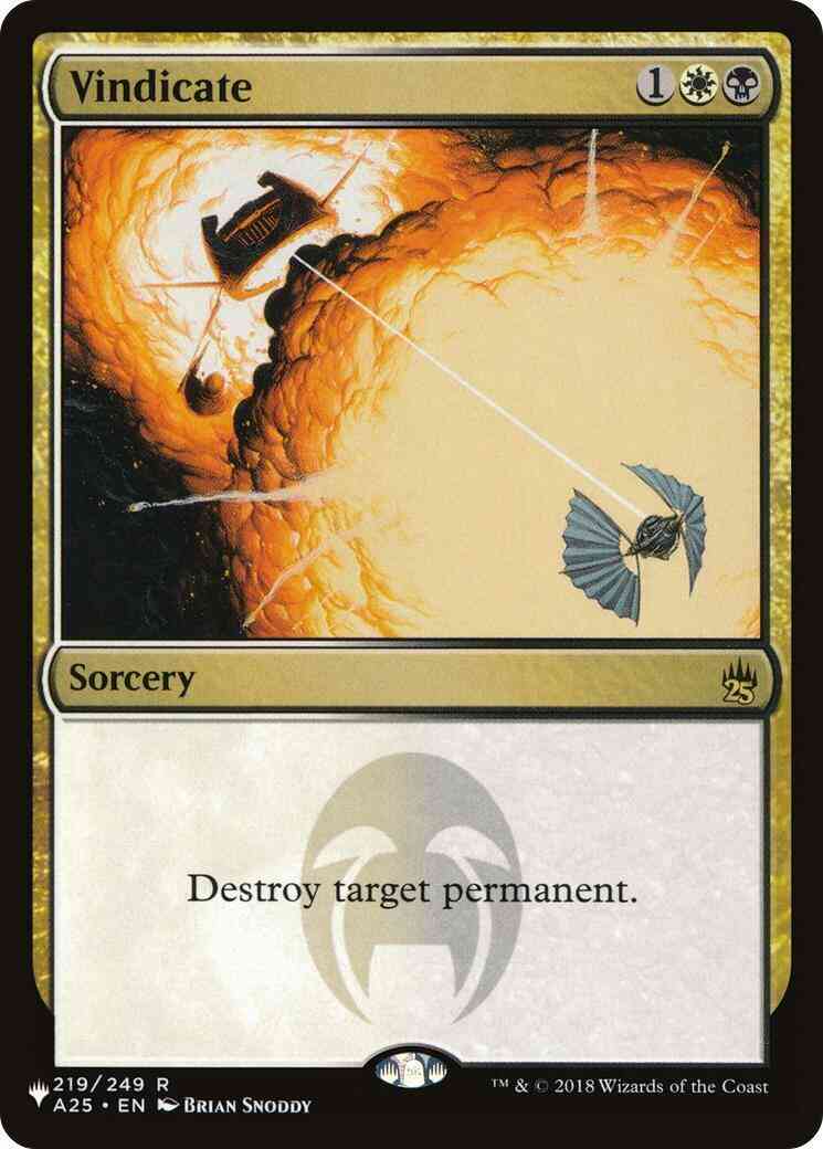 Vindicate [A25-219] [The List] [Non-Foil]