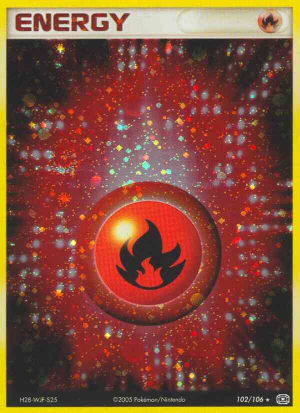 Fire Energy - 102/106 - Rare Holo [ex9-102] [Holo]