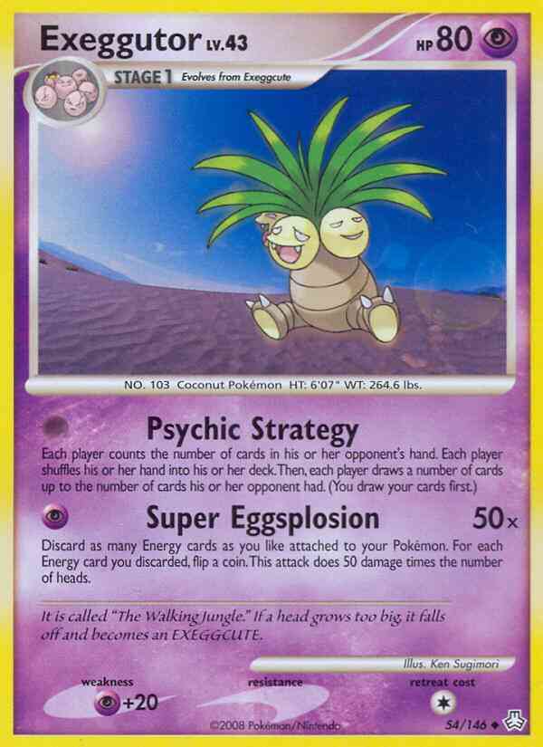Exeggutor - 54/146 - Uncommon [dp6-54] [Non-Holo]
