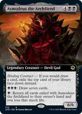 Asmodeus the Archfiend [373] [Extended Art] [Adventures In The Forgotten Realms] [Non-Foil]