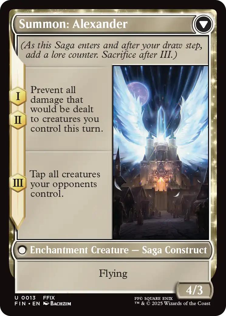 Crystal Fragments // Summon: Alexander [13] [FINAL FANTASY] [Non-Foil]