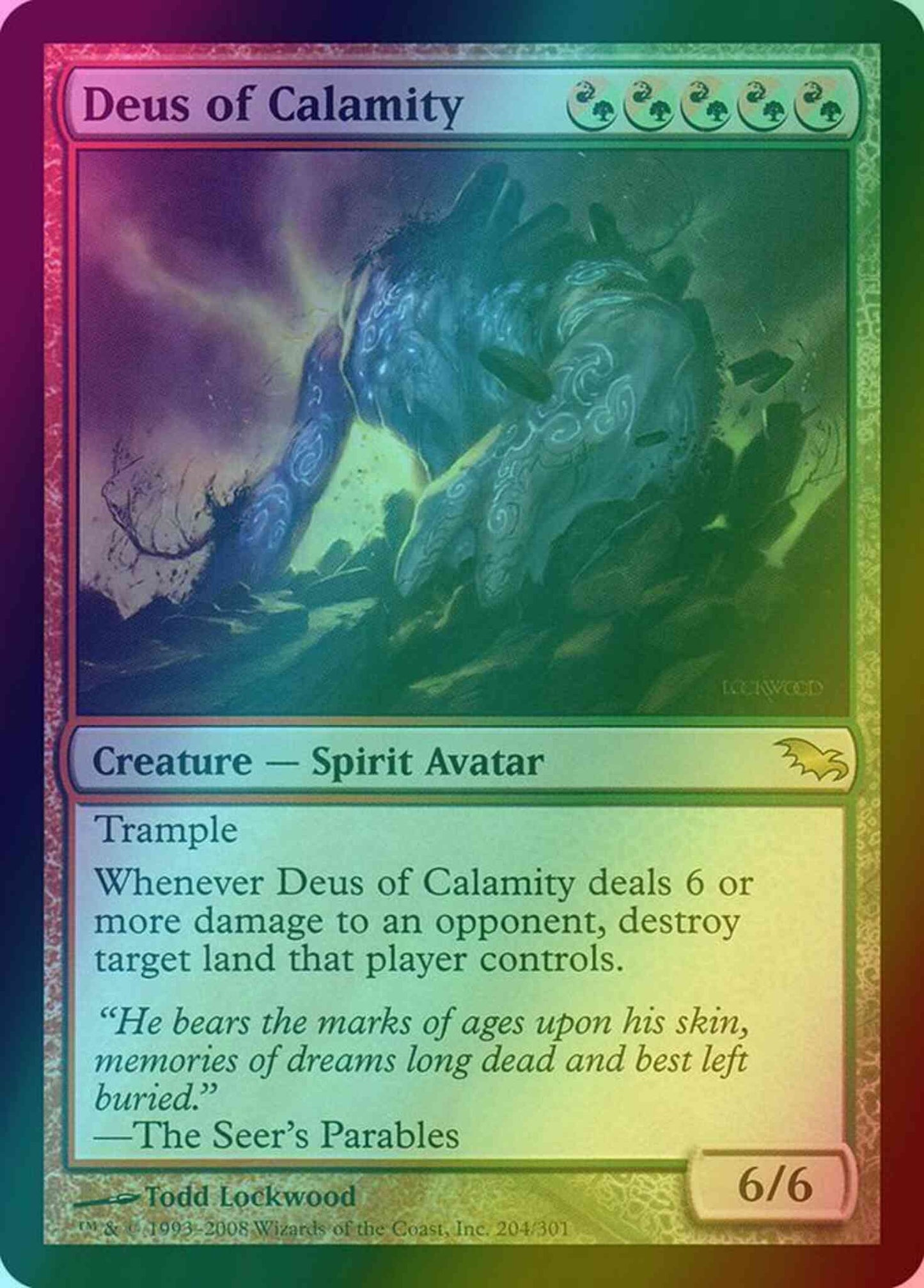 Deus of Calamity [204] [Shadowmoor] [Foil]